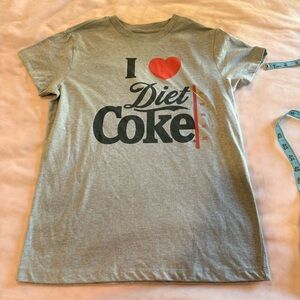 Coca Cola Gray 'I Love Diet Coke' Women's Tee